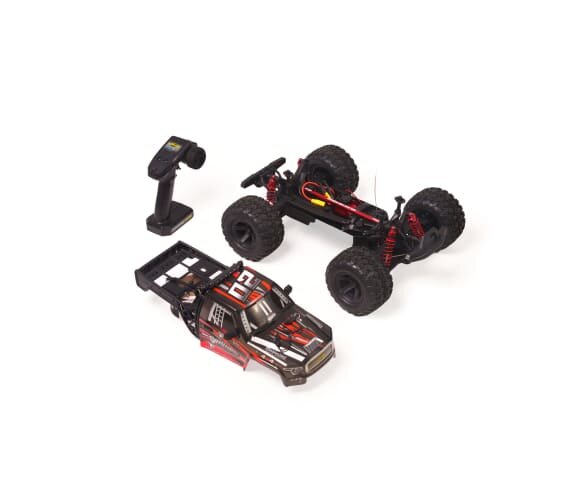 CARSON 1:8 BRUSHLESS MONSTER PICKUP DRAKURO ROT 4WD 3S 2.4GHz RC-CAR RTR # 500409096