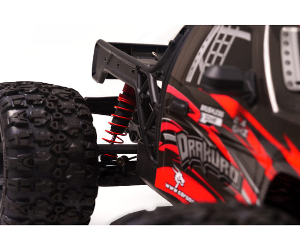 CARSON 1:8 BRUSHLESS MONSTER PICKUP DRAKURO ROT 4WD 3S 2.4GHz RC-CAR RTR # 500409096