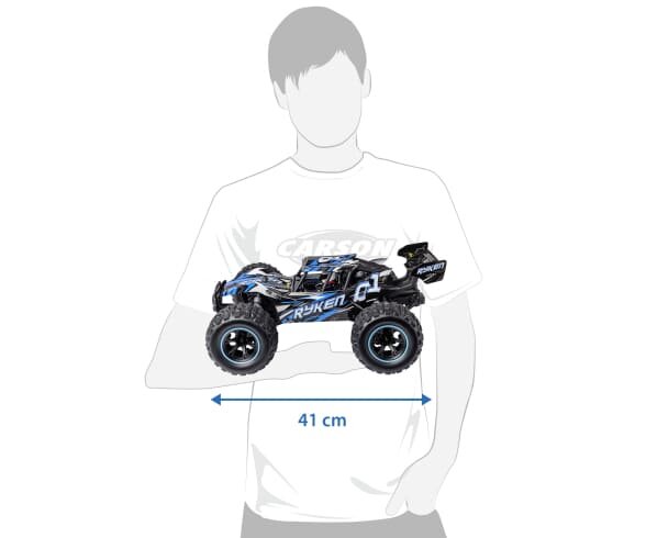 CARSON 1:10 BRUSHED XS RYKEN OFFROAD BUGGY BLAU 4WD 2.4GHz RC-CAR RTR # 500404362