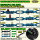 YEAH RACING - 4 IN 1 EINSTELLWERKZEUG SPURSTANGEN SCHLÜSSEL SCHWARZ # YT-0106BK