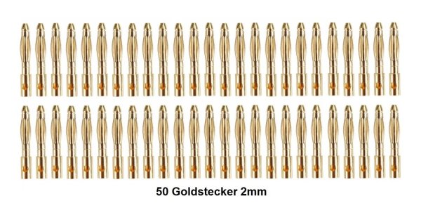 2mm Stecker (50 St.)
